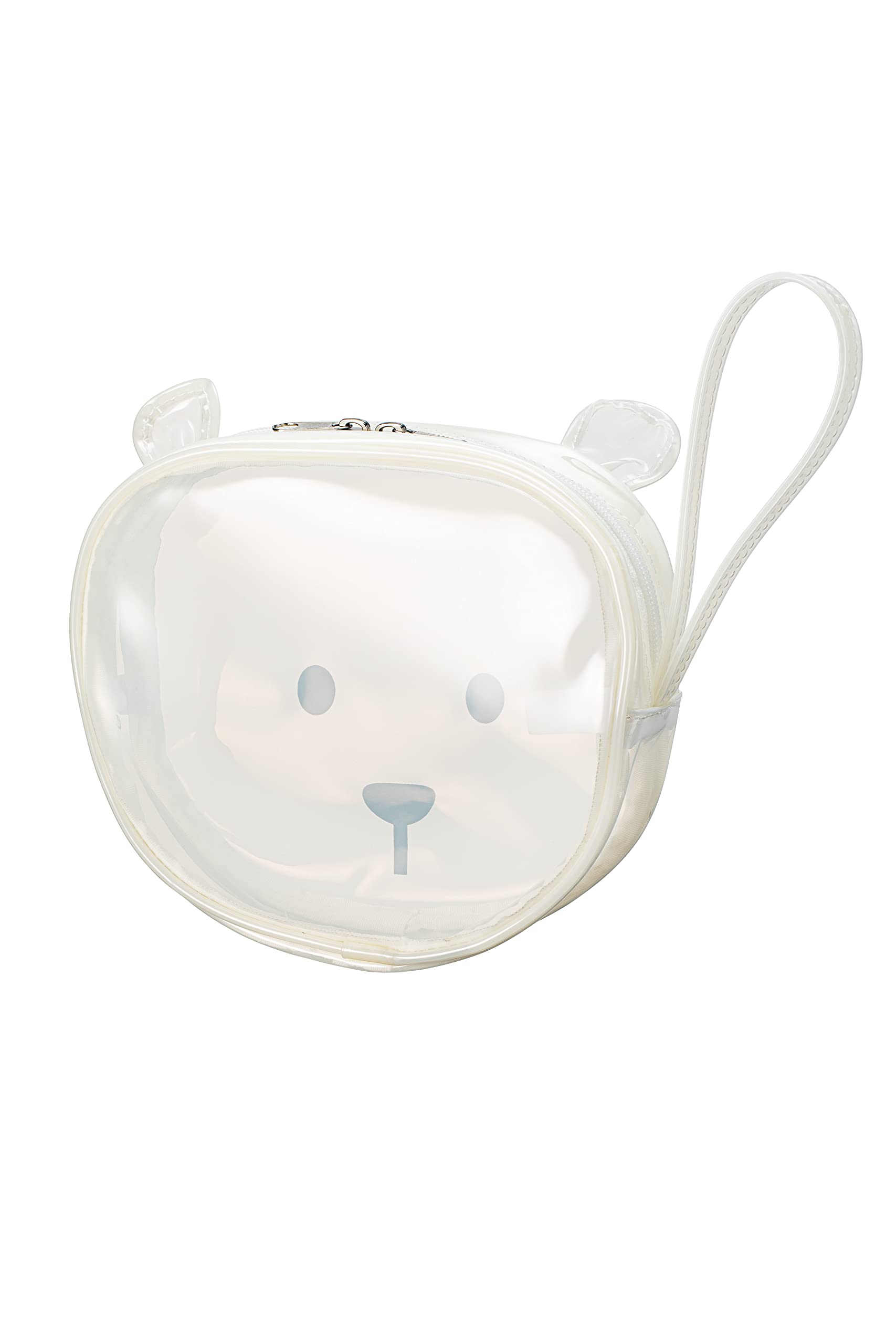 Callaway Pouch, STYLE-L BEAR PH WMS WHT SS 2022, White, Women's, 8.1 x 6.9 x 0.2 inches (20.5 x 17.5 x 5 mm)