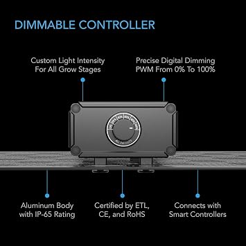 AC Infinity IONBOARD S22, LED Grow Light Board with Samsung LM301H Diodes, Deeper Penetration Full Spectrum Lighting, for Veg Bloom Indoor Plants in Grow Tents Greenhouses (2x2)