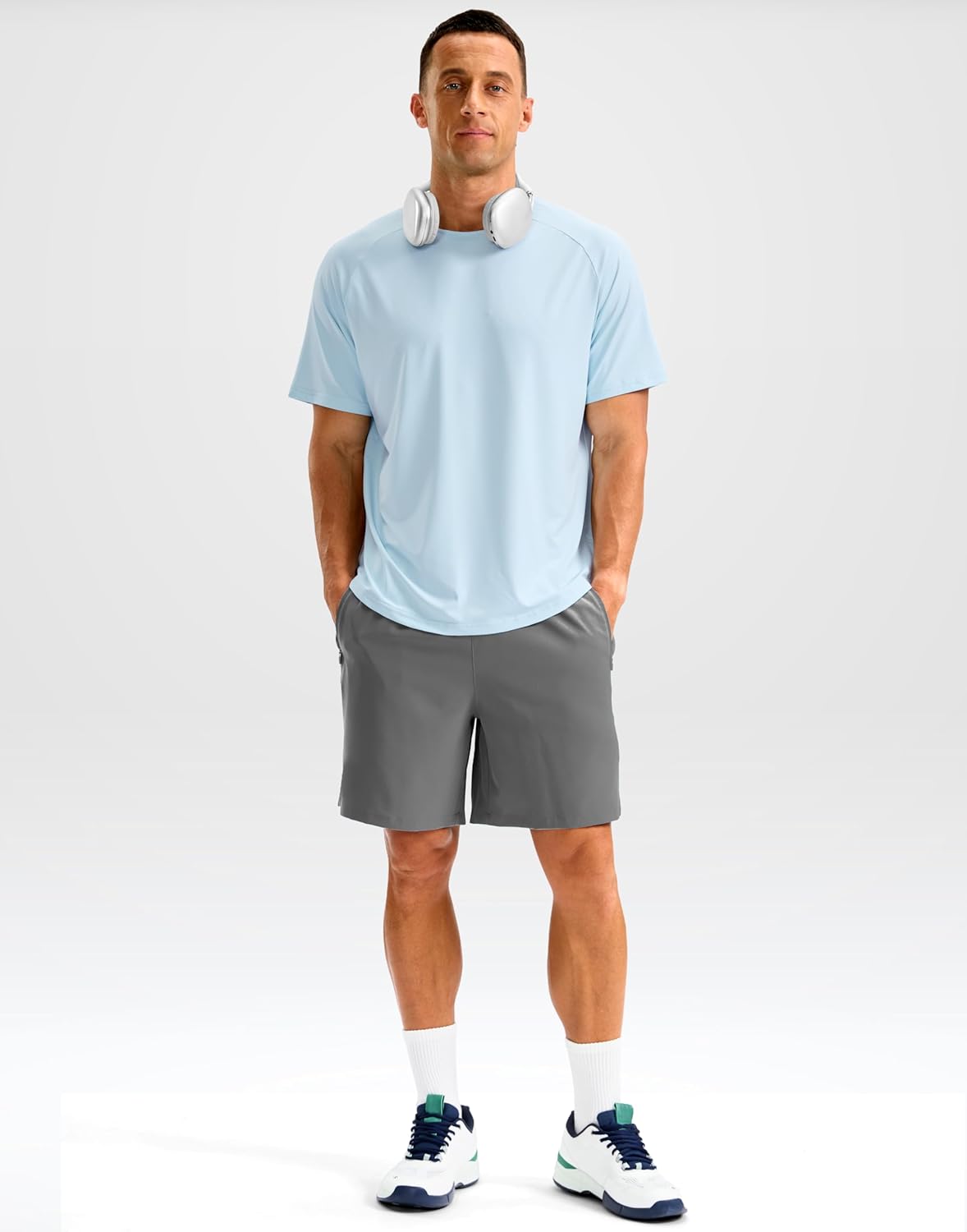 Soothfeel Mens Workout Shirts Quick Dry Athletic Running T-Shirts Short Sleeve Cooling Moisture Wicking Gym Active Tee Tops - Image 3