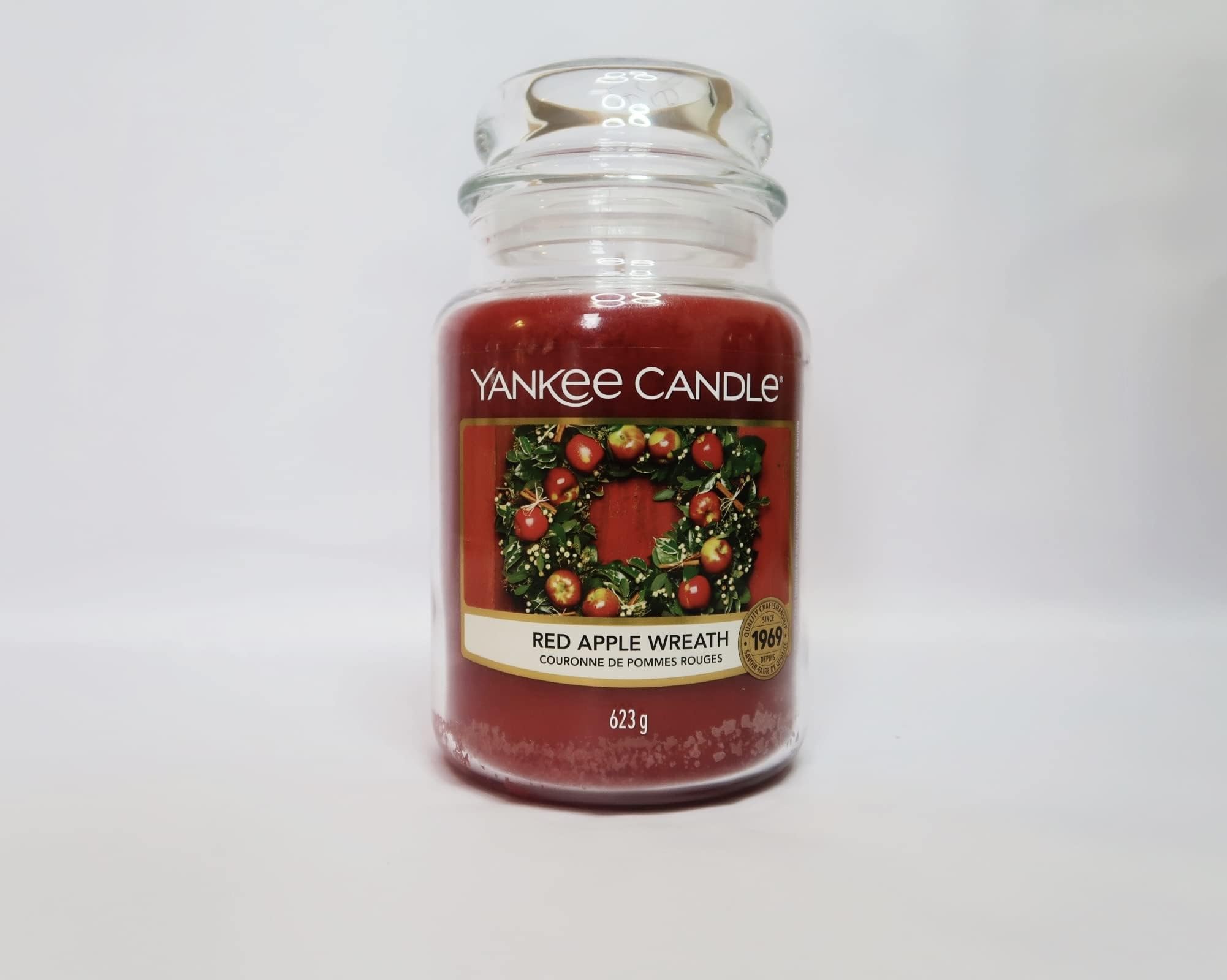 Yankee Candles Jar Candle (Large) (Red Apple Wreath) Amazon.co.uk
