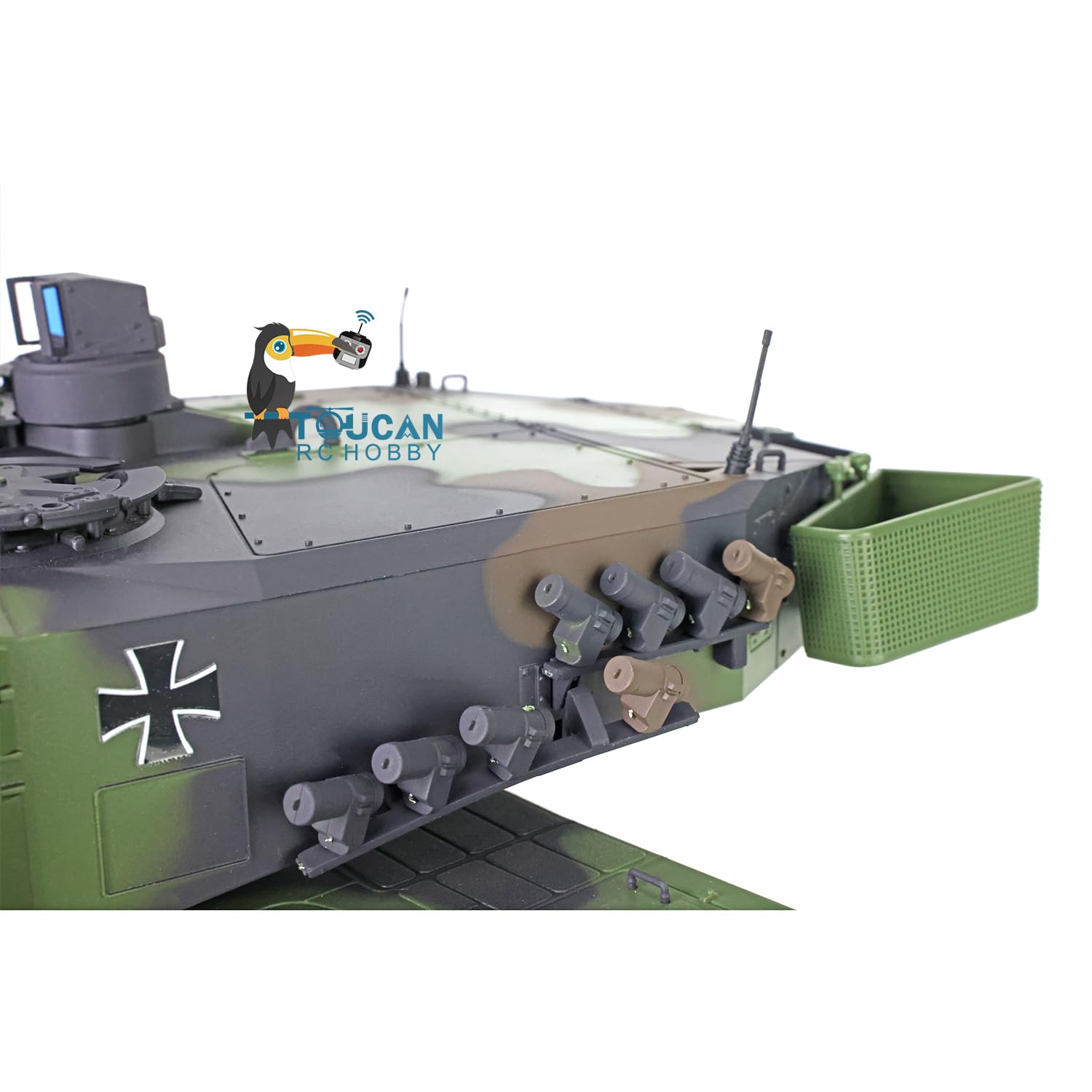 Leopard 2 A 6 RC czołg łańcuchowy 2,4 GHz 1/16/6 mm funkcja strzelania