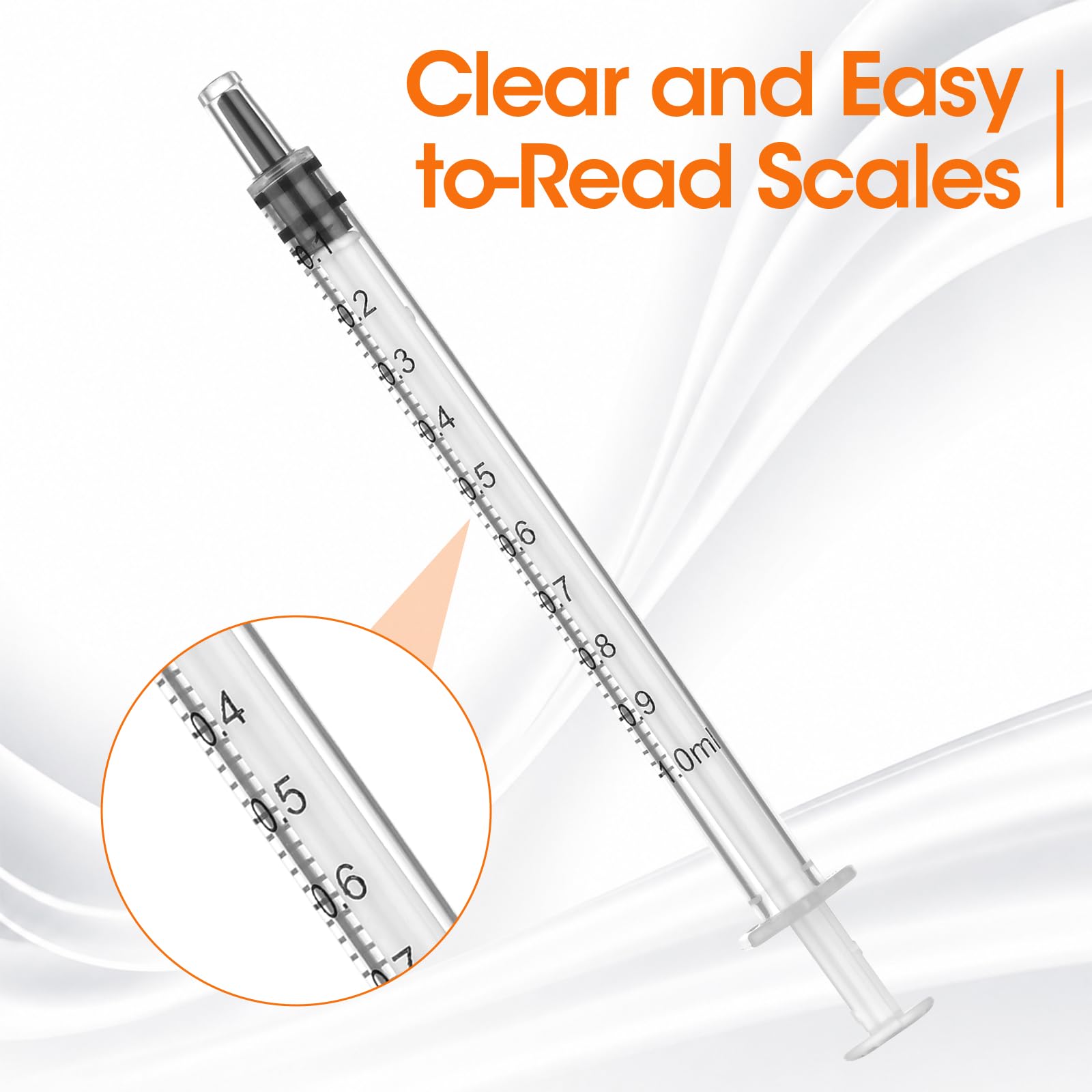 Snapklik.com : 1ml Luer Slip Syringe Without Needle, Lab Syringes