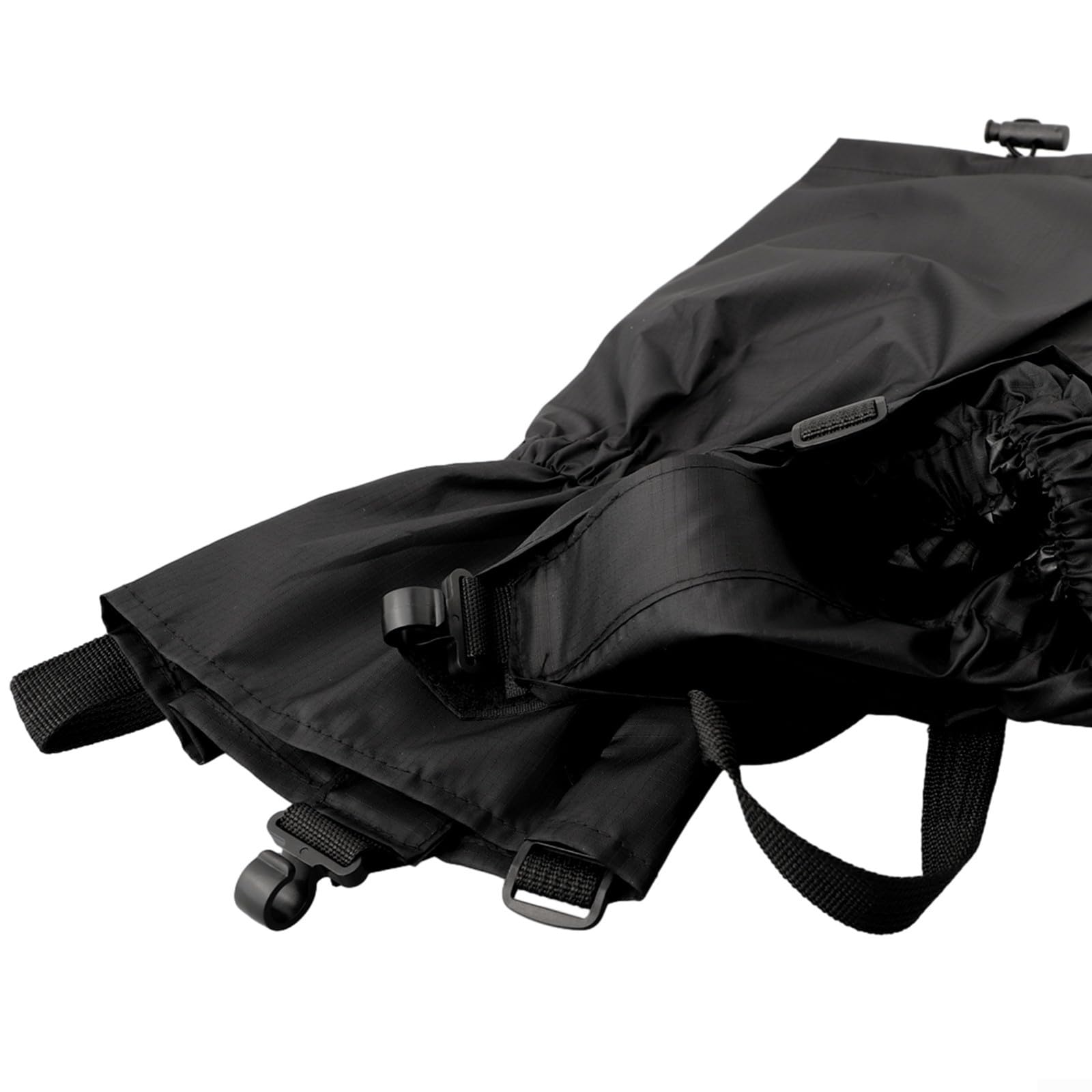 Polainas protectoras impermeables transpirables para botas de senderismo escalada (negro)