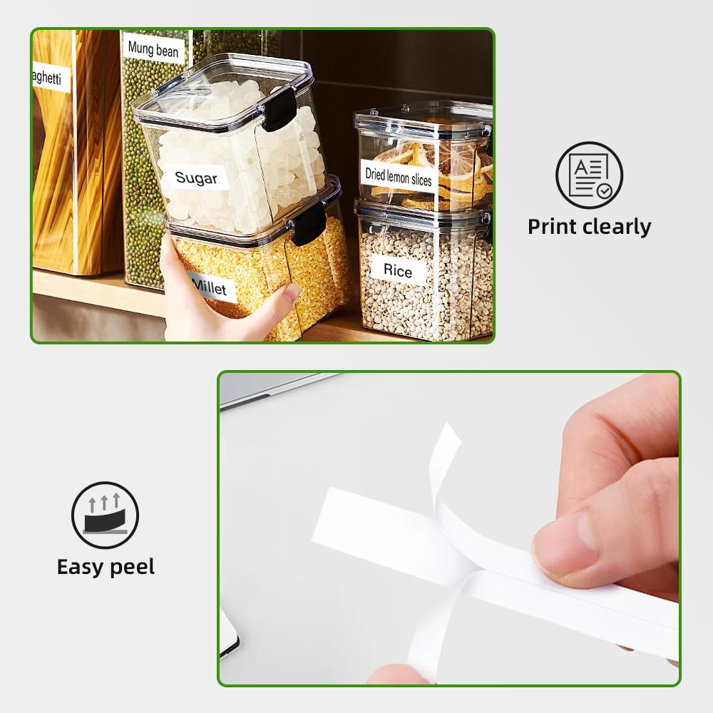 TZE-231 Tape Compatible for Brother P-TouchLabel (TZE2312PK) ½”(0.47”) x 26.2 ft. (8m) Laminated Black on White Label Maker Tape Cassette for PT-D210 D220 D410 D600 PT-H110 H105 H107 H100R - Image 3