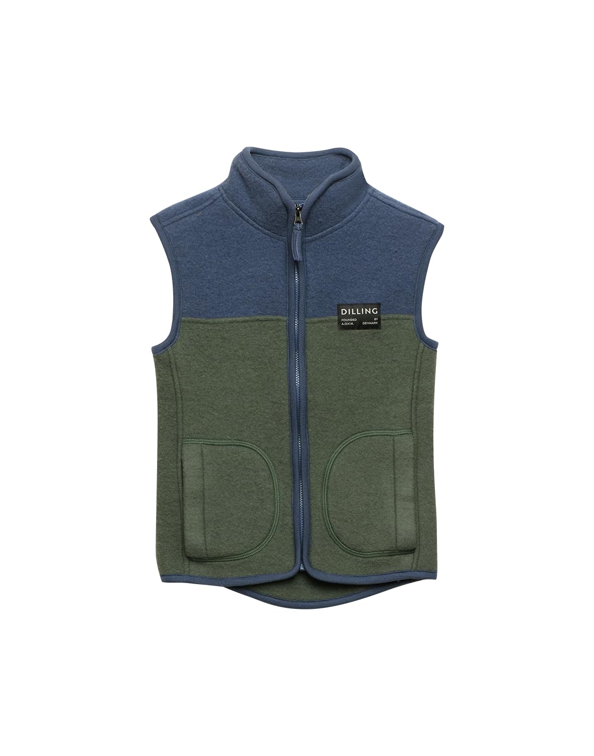Dilling Kinder Weste aus Merino Wollfleece