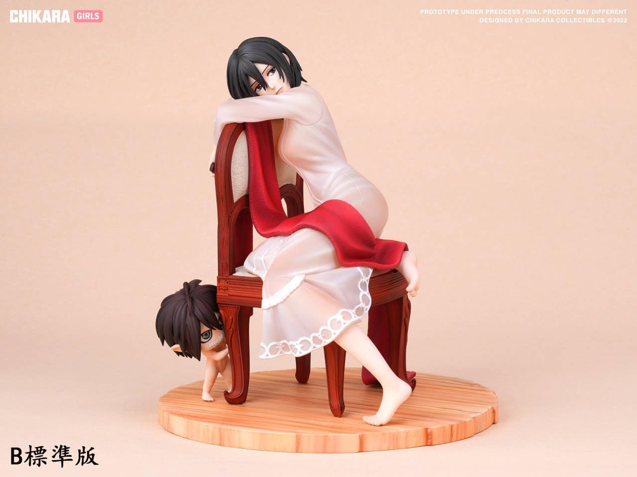 ミカサ・アッカーマン フィギュア パジャマVer. 1/6スケール 塗装済み