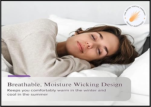 Miniatura 5 de Factory Outlet - Juego de sábanas de 500 hilos que se adapta a bolsillos de hasta 10 a 12 pulgadas de profundidad, 100% algodón egipcio, tamaño