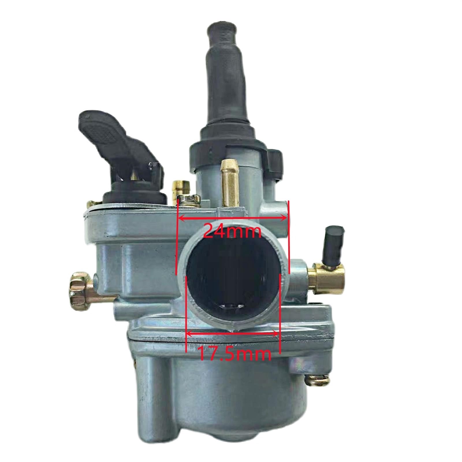 Carburateur for Dellorto 17.5mm for PHVA ED 2 Temps Motos 50cc Moteur