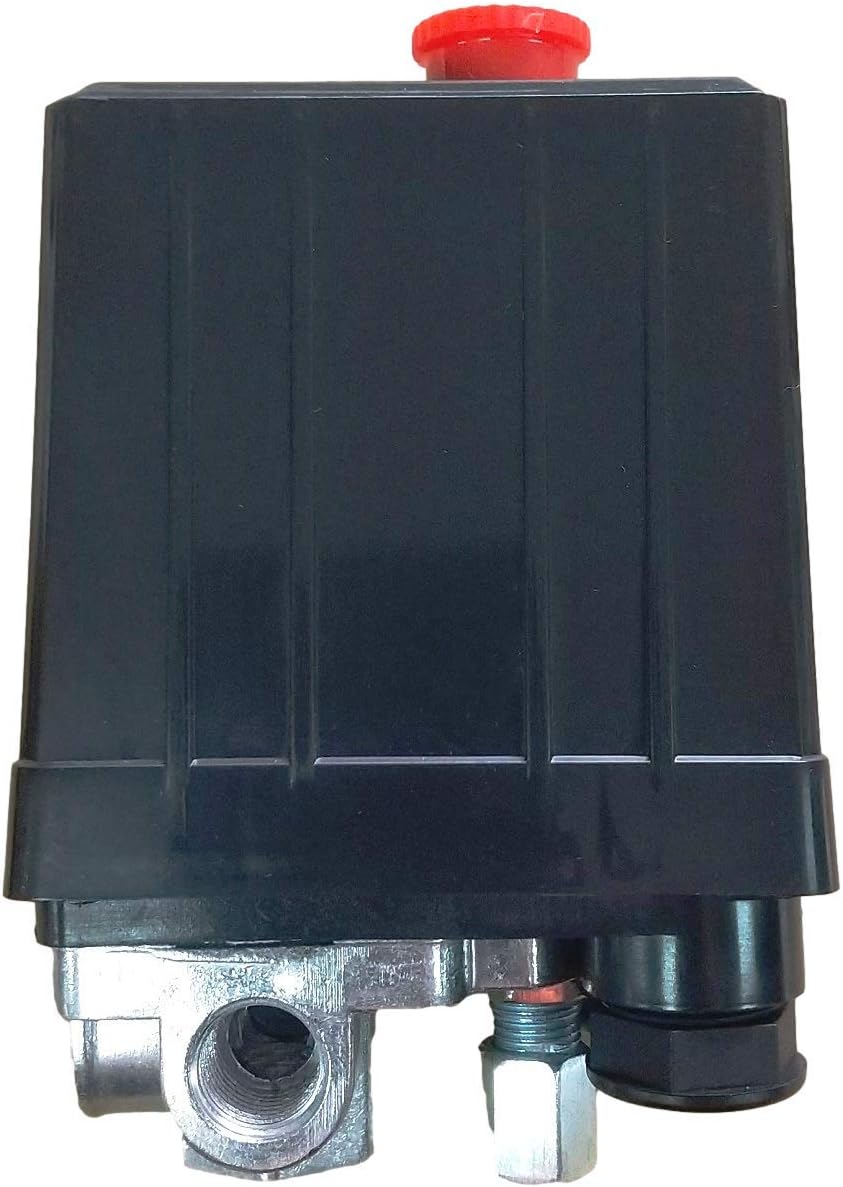 Amazon Cmy Select エアー コンプレッサー 圧力スイッチ 修理 交換 プレッシャースイッチ 4ポート エアコンプレッサー 用アクセサリ