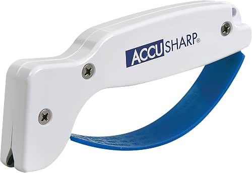 AccuSharp Knife Sharpener, Ergonomic Comfortable Handle, Compact & Easy to
