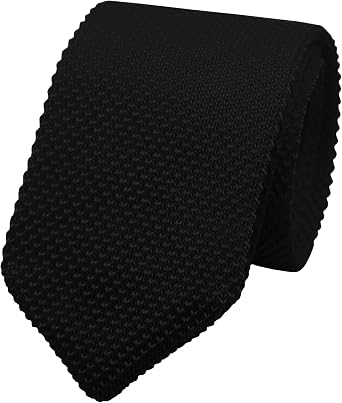 Mantieqingway Pointed Knit Ties for Men Pure Color 2.76 Skinny Neck Tie Formal Business Knitted Tie for Daily Wedding Party