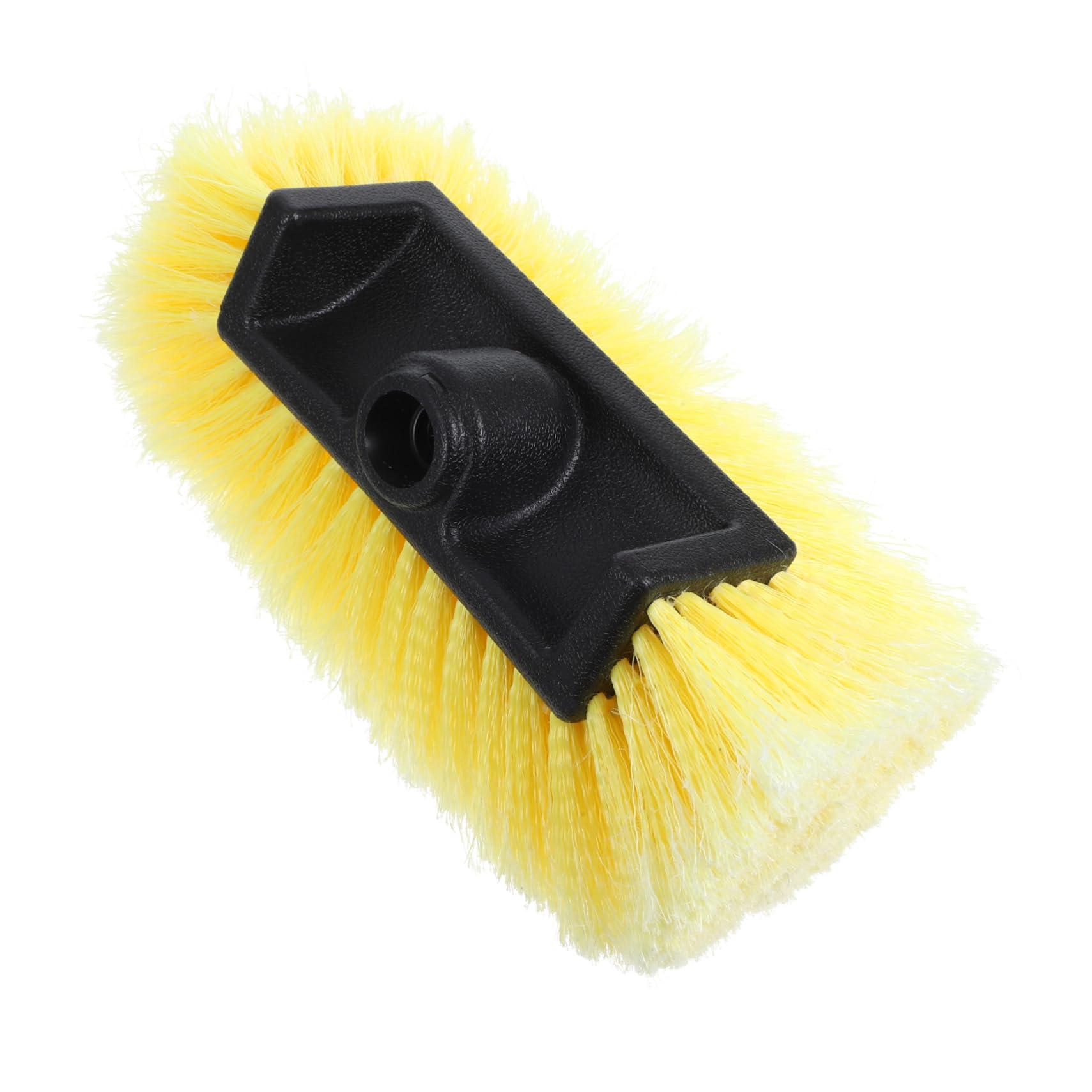 Abnehmbare Autoreinigungsbürste mit Bürstenkopf, Gelb Abs PVC