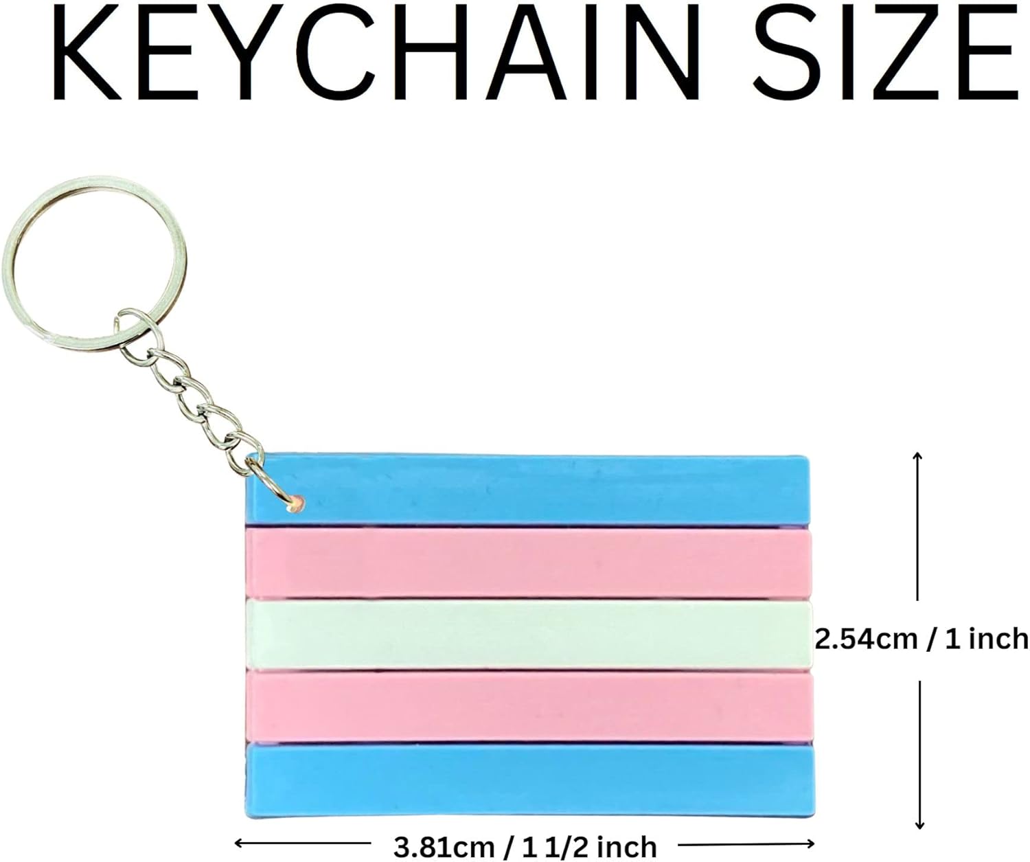 Silicone Rainbow/Bisexual/Transgender/Daniel Quasar Flag Keychain for Men and Women – Gay Accessories – Gift-Giving - Image 5
