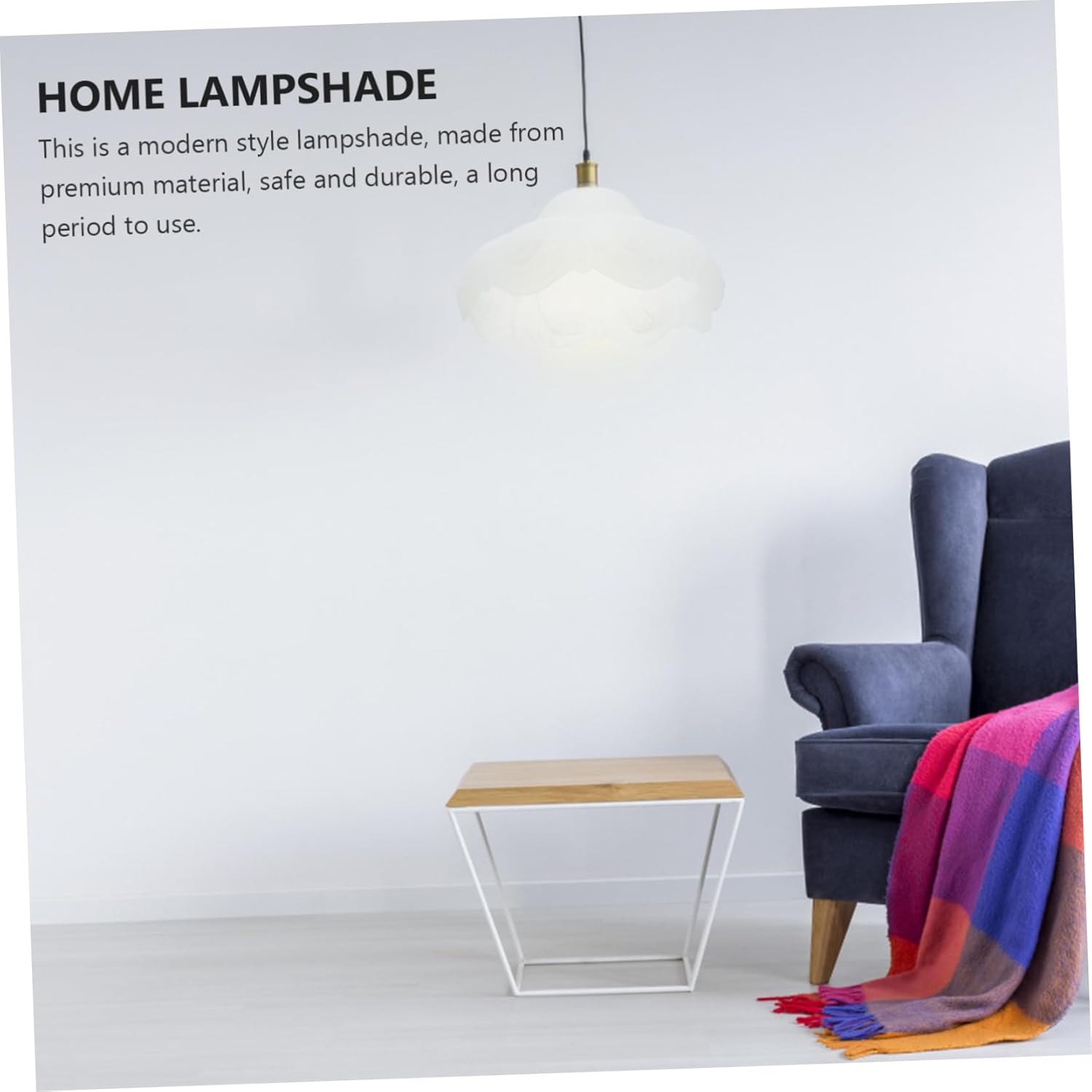 1pc Frosted Glass Lampshade Simple Light Cover for Ceiling Fixtures Elegant Decorative Shade for Pendant Lights and Wall Sconces Easy to Install Chic White Design