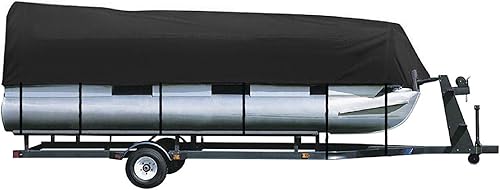 Miniatura 1 de iCOVER - Cubierta de pontón remolcable, se adapta a 17 a 28 pies de largo y ancho de haz de hasta 102 pulgadas de ancho con bolsa de almacenamiento