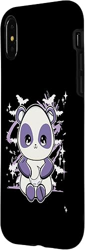 Miniatura 8 de Funda gótica con diseño de panda y luna para iPhone 11