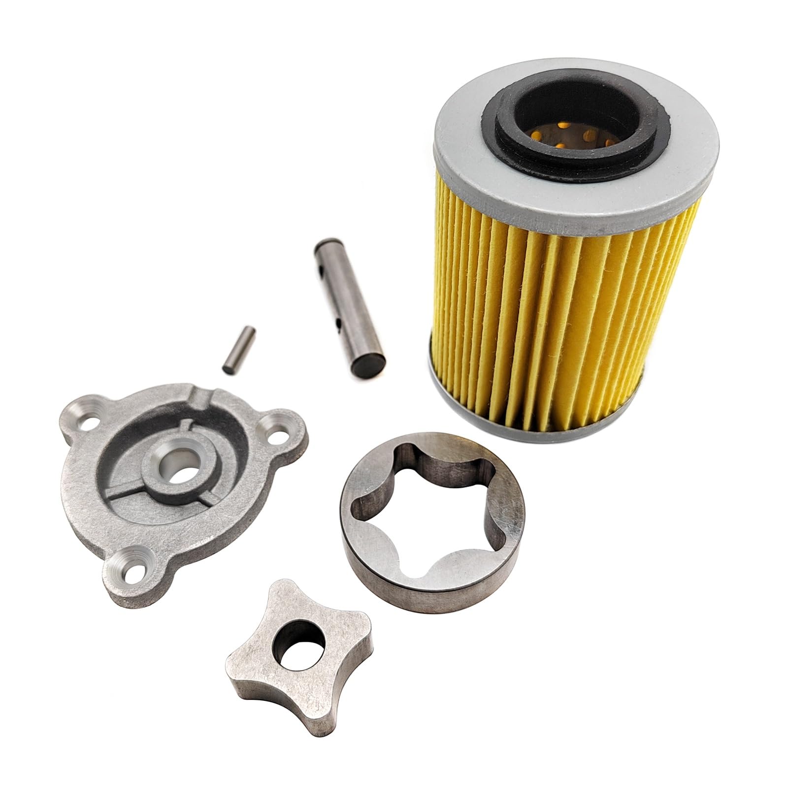 [Części motocyklowe] Zestaw pompy oleju do BRP 800 1000 ATV UTV filtr oleju wirnik pompy oleju/pokrywa/wał 420256188 420210640 420256348 420237059 [Łatwe do wymiany]