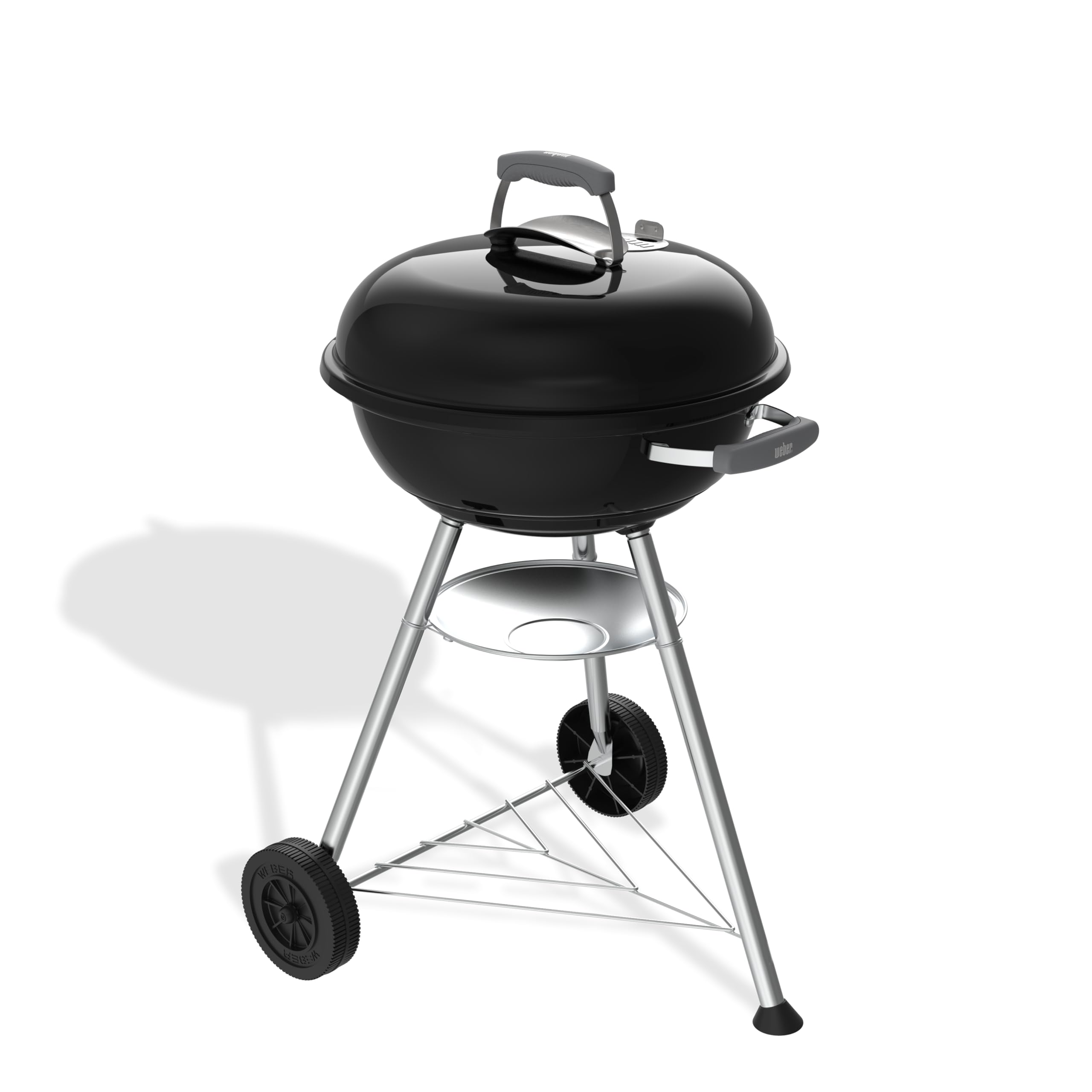 Weber Compact Kettle Holzkohlegrill 47 cm mit Stand und Rädern