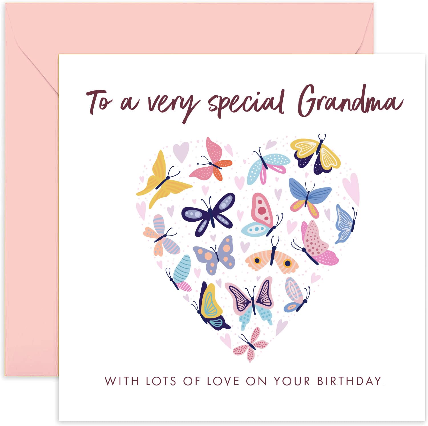 Old English Co. Special For Her - Pink Flower 65th Birthday Card