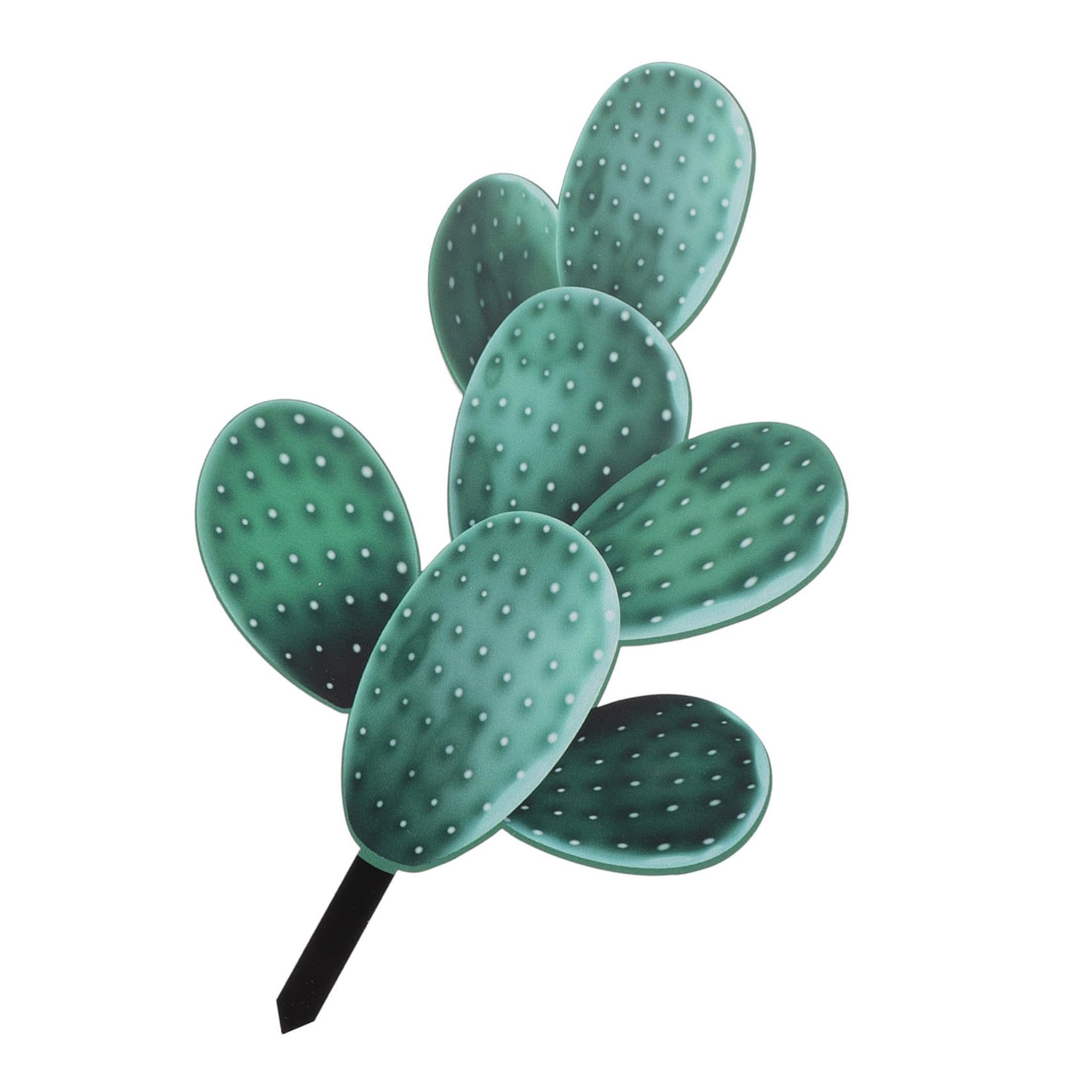 EXCEART 5pièces Cactus Décoration De Jardin Panneau Acrylique pour Cour Et Patio Ornement De Plante Accessoire De Décoration Extérieure Charmant Et Durable pour Aménagement Paysager