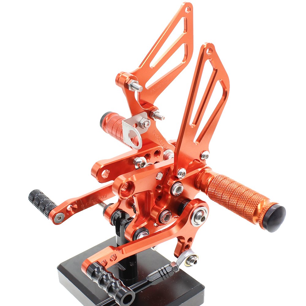 Sunrivery Motorcycle Rearsets Footpegs For GSXR750 GSX-R600 1996-2005,SV650/SV650S SV1000/S 1998-2014,GSXR1000 2000-2004