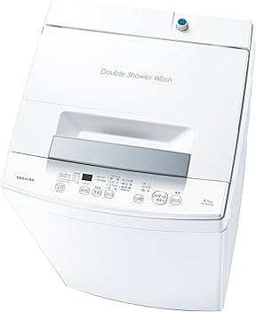 TOSHIBA洗濯機 STAINLESS DRUM Amazon | 東芝 全自動洗濯機 4.5kg AW-45GA2(W) ひとり暮らし ボディ幅
