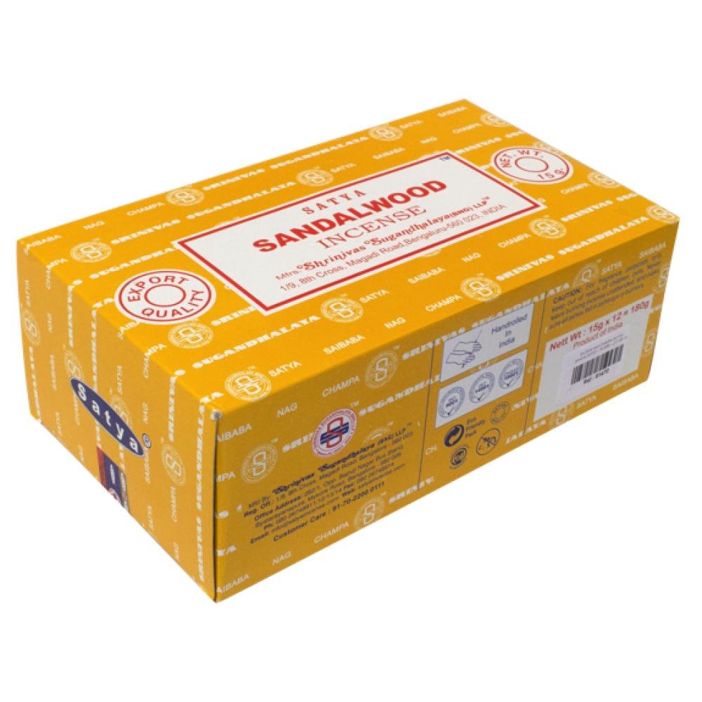 Packung Nag Champa Satya – Sandalwood – 15 Grs – Lot de 12