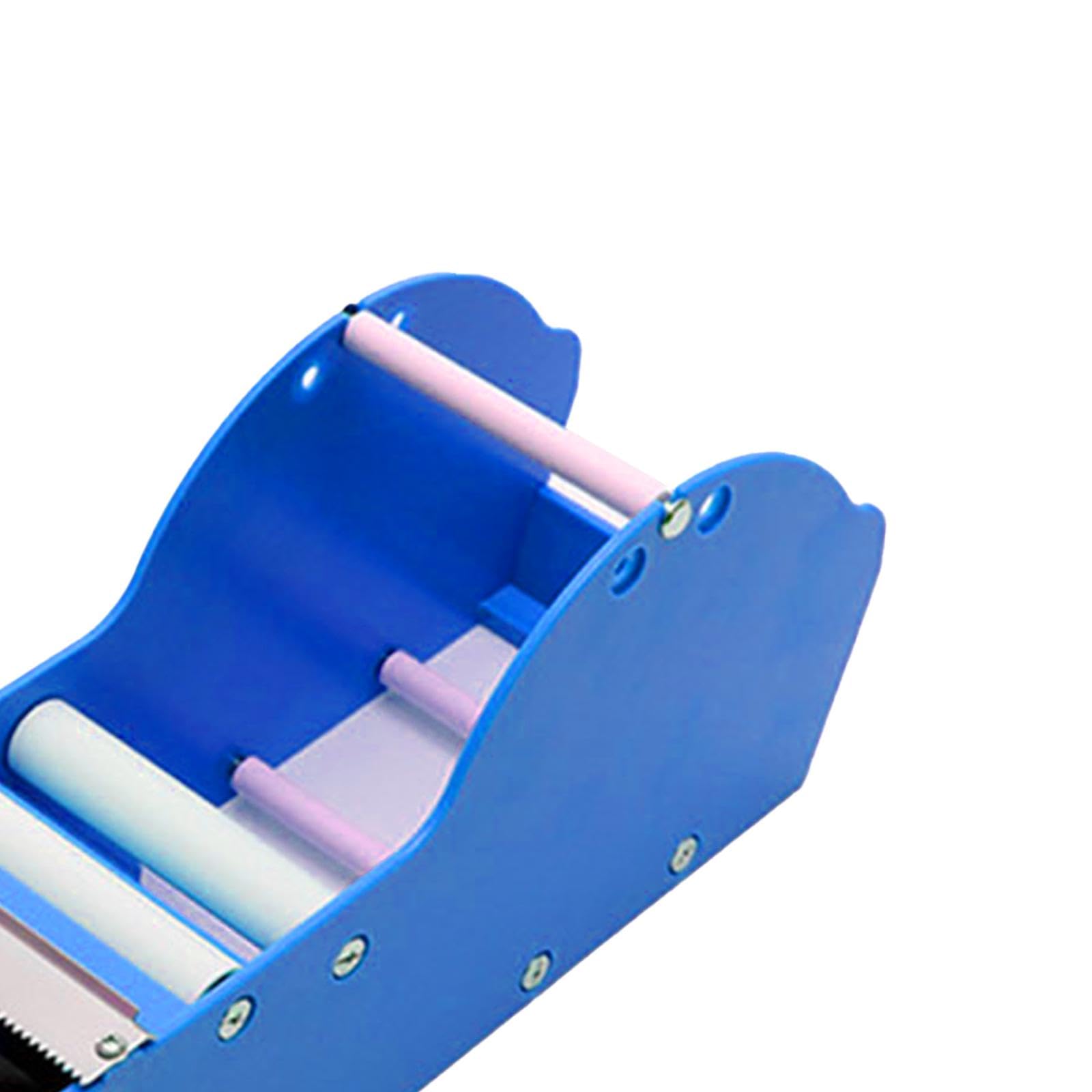 Distributore Nastro Adesivo Manuale Cutter Portatile Taglio Macchina Nastro Gommato Pressa Impugnatura Acciaio Adatto a Spedizioni Produzione Imb, blu