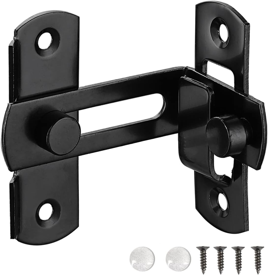 XQDWX 90 Degree Barrel Bolt Door Lock, thickened Stainless Steel Door