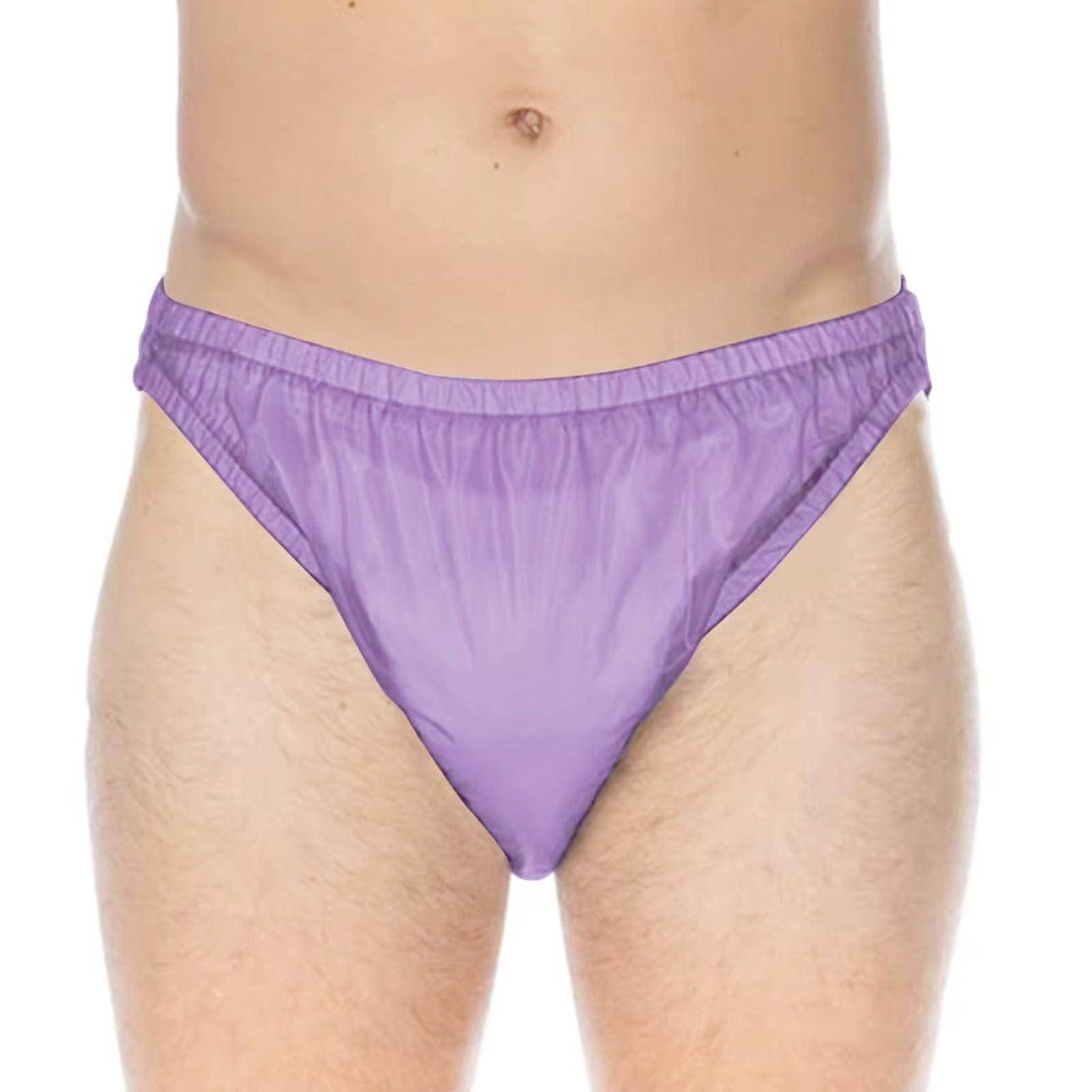 Sexy Transparente PVC-Slips, wasserdichte Windelüberhosen Für Inkontinenz Und Postoperative Zwecke, Auslaufsichere MenstruationsunterwäschePurple,7XL