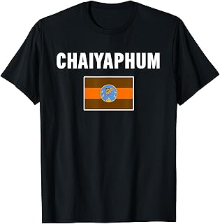 Chaiyaphum Flag Apparel National pride Souvenir Gift T-Shirt
