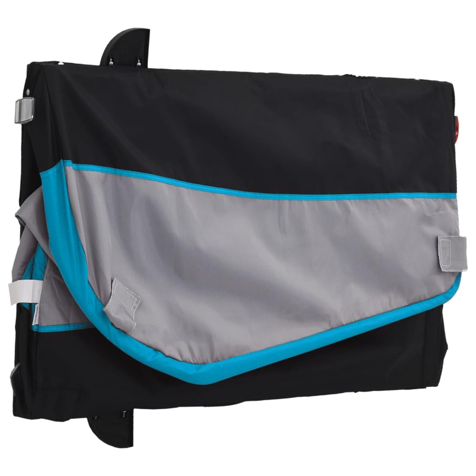 Fahrradanhänger 45kg Eisen Schwarz-Orange | Robust & Vielseitig für Schwerlasttransport, , ,