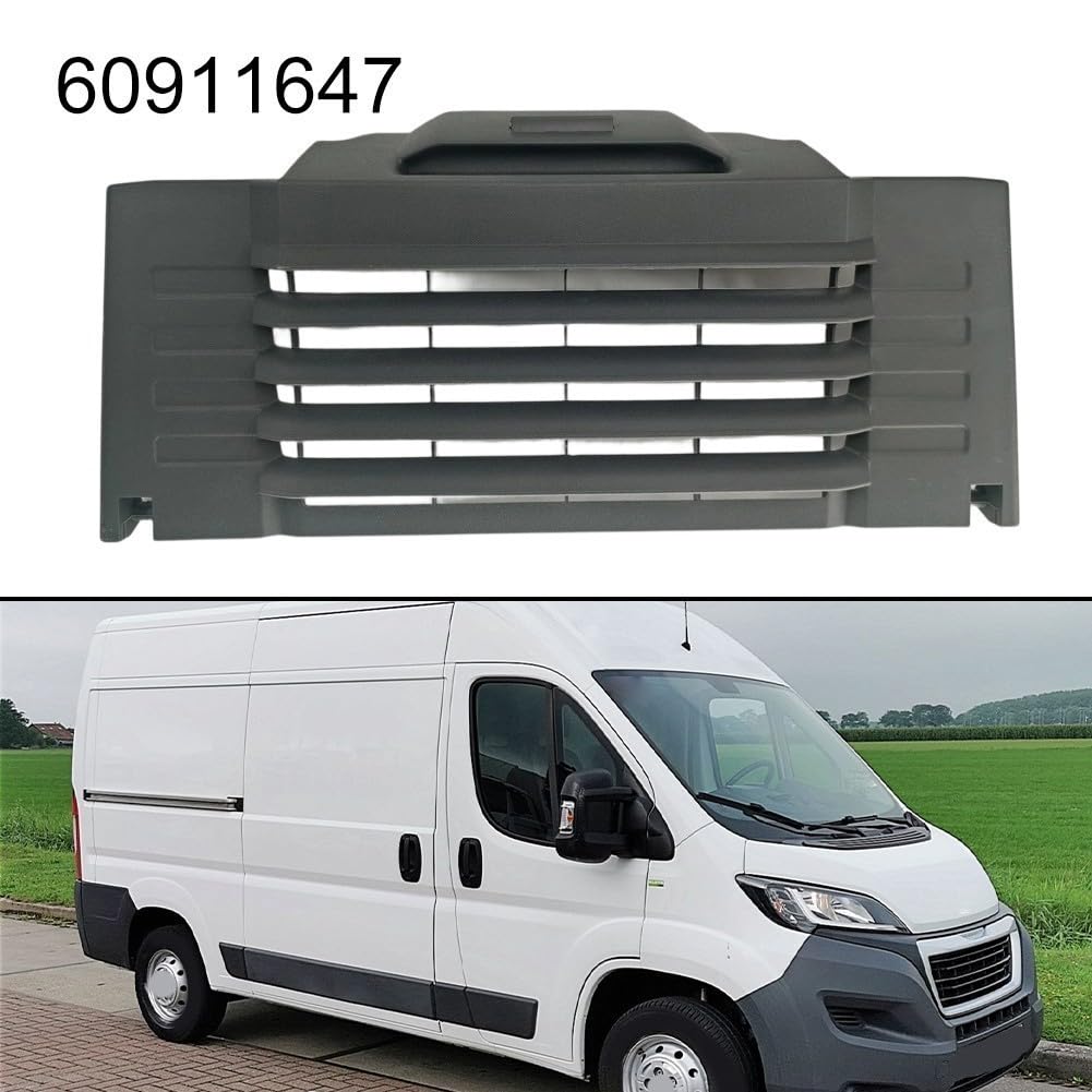 Zilimontt Siège avant compatible avec Fiat Ducato Boxer Relay 2006-2024 côté gauche ou droit ABS noir garniture de sortie de conditionnement de rechange 60911647 735423525