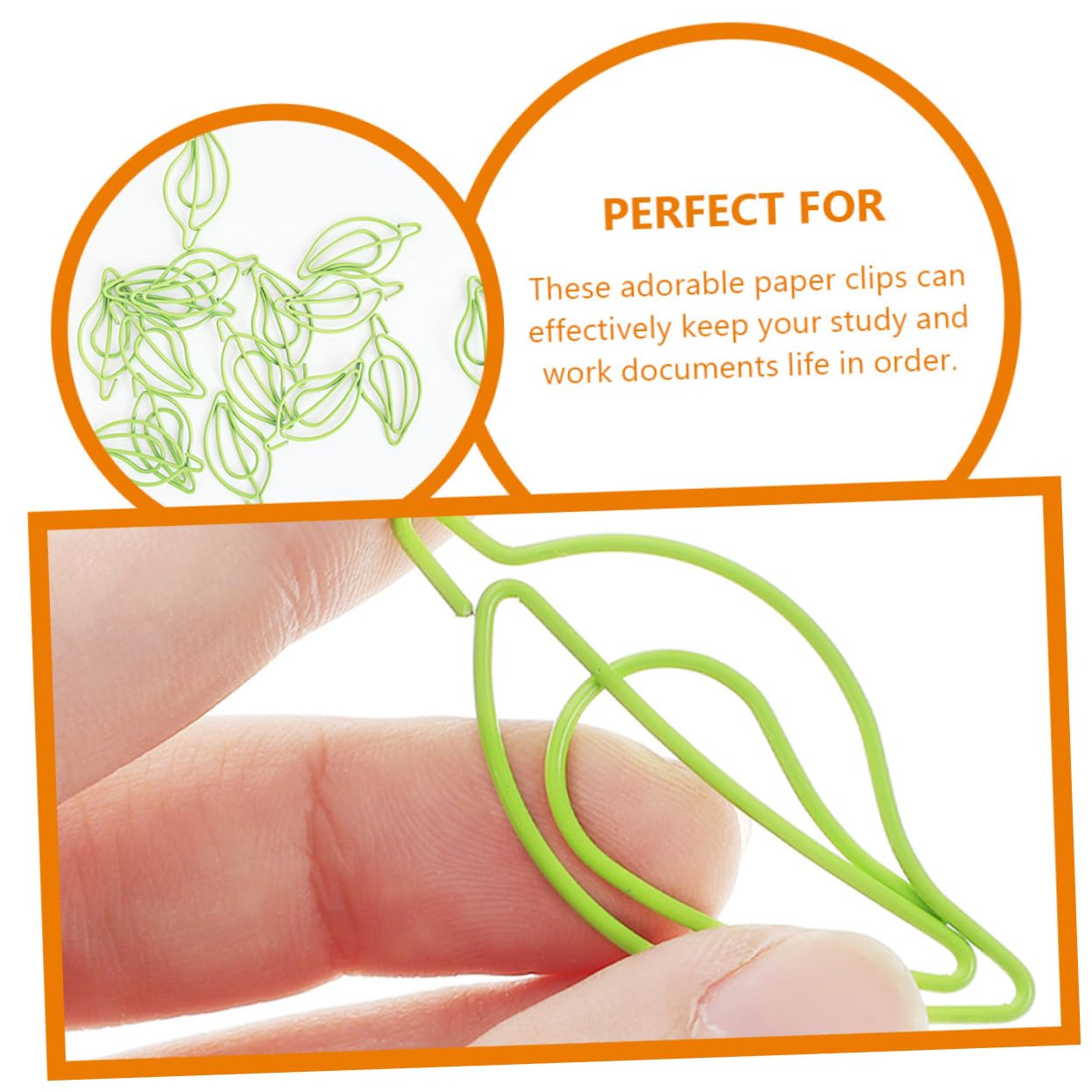 STOBOK 4 Sätze Büroklammer Bildclips Miniclips Mini-bindeklammern Neuheit Dateiclips Mini-papier Kleine Dokumentenklammern Kleiderbügel Mit Clips Metall Light Green 30 Stücke * 4