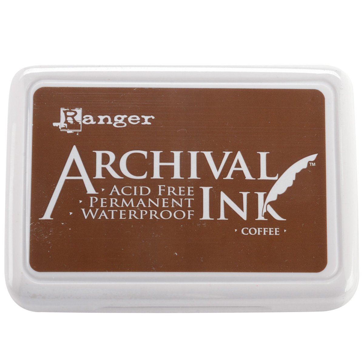 Ranger AIP31451 Ink Pad Coffee Archival Dye Permanent Waterproof, Multicolor