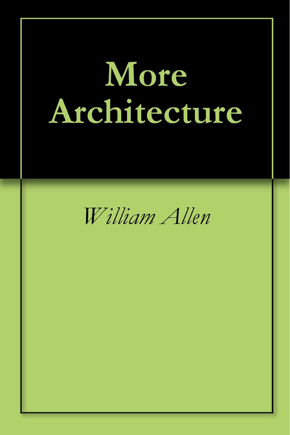 More Architecture livre anglophone de table basse pour inspirer votre salon moderne