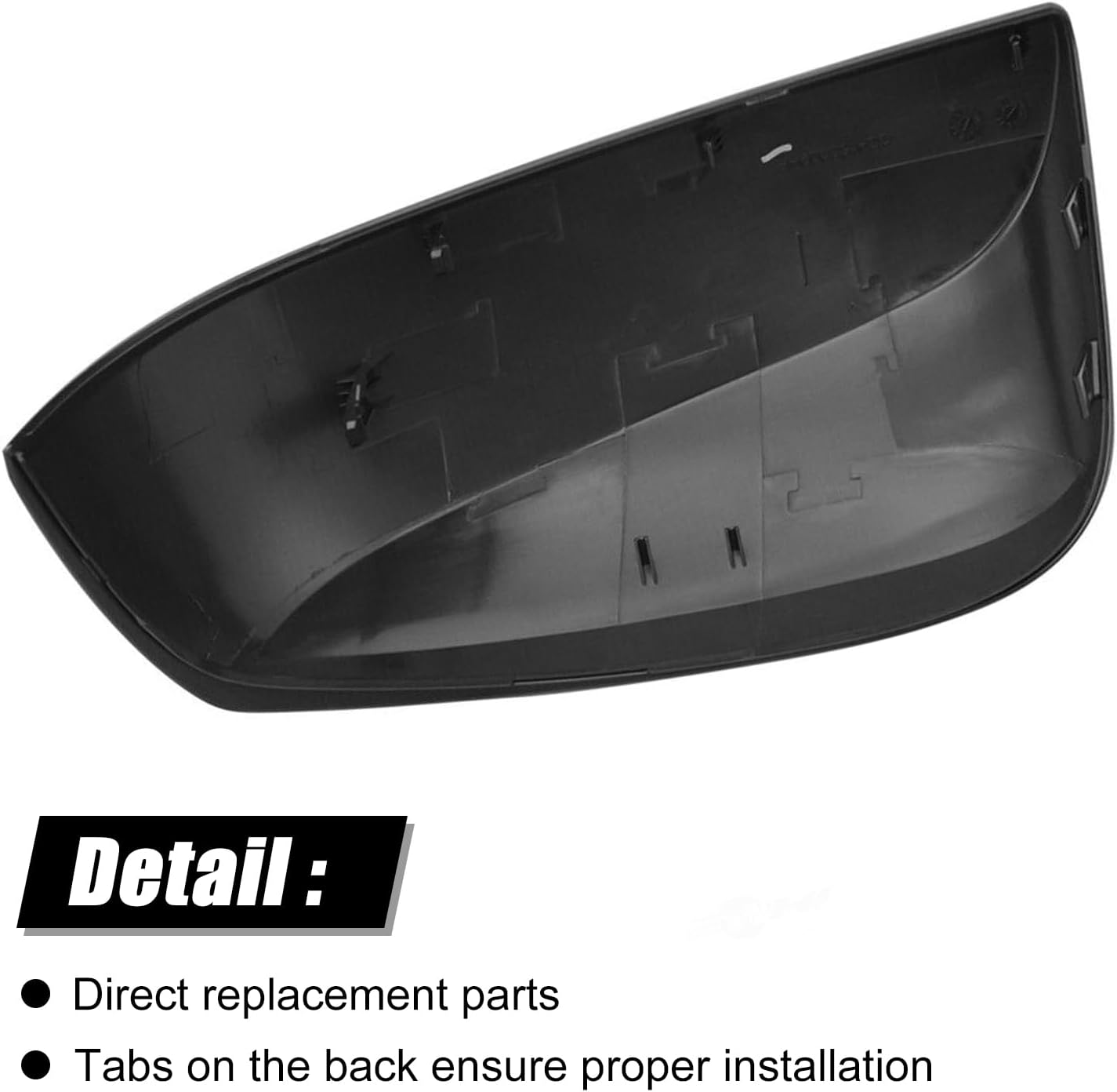 Carbon Fiber Direct Replacement Mirror Cover for 2016-2023 Toyota Tacoma TRD Off Road, TRD Pro, TRD Sport, Limited and Trail Special Edition (With Turn Signal), Not for SR or SR5 trim (Carbon Fiber)