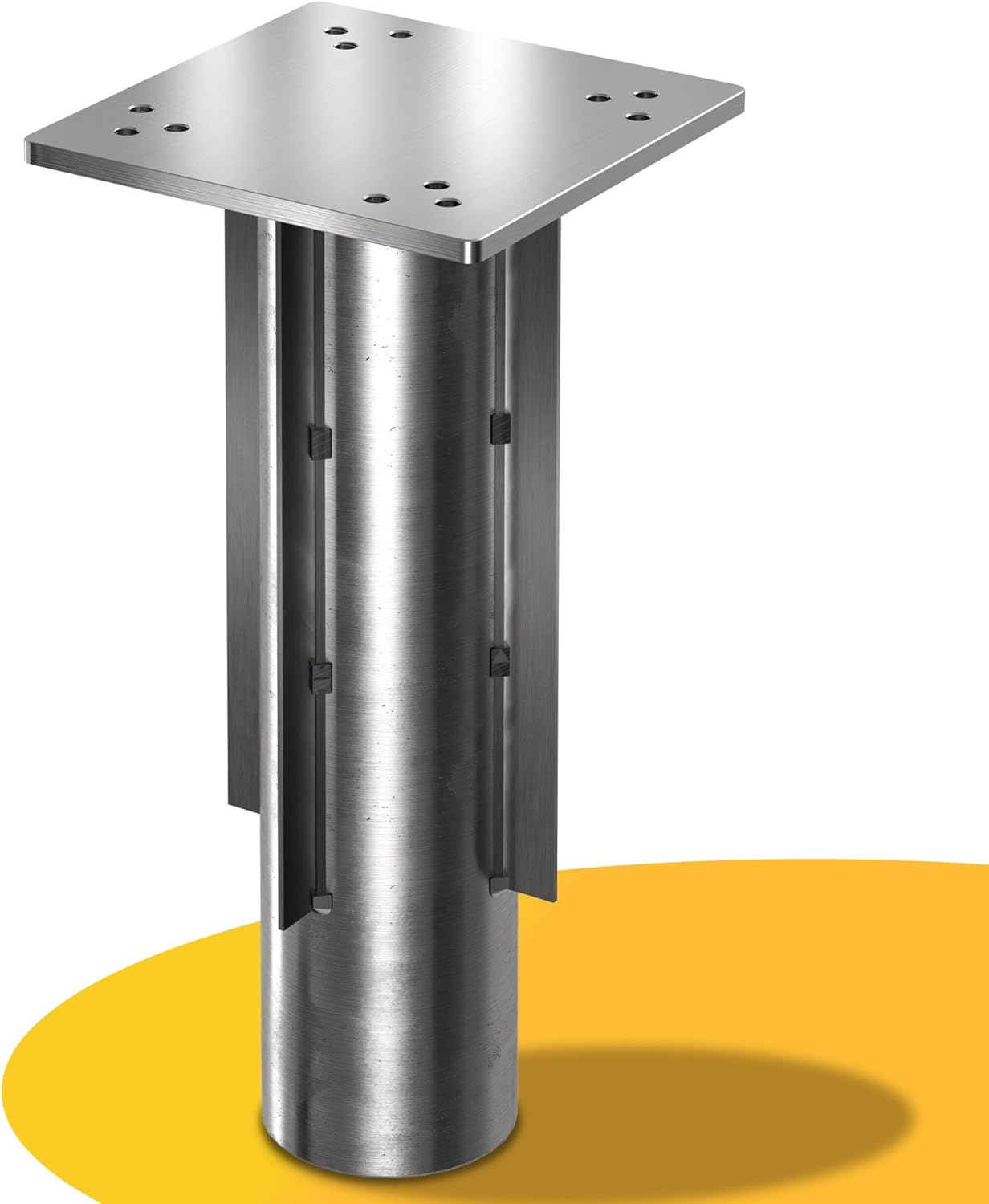 In-ground umbrella base - In Ground umbrella holder, stainless steel - Parasol stand outdoor base, high load capacity and durable quality
