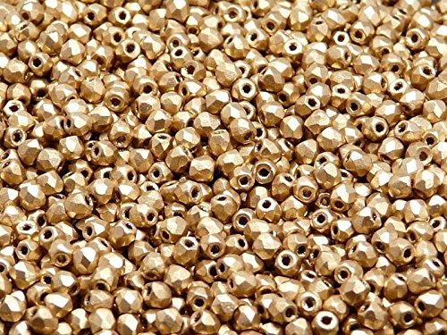 Cuentas Redondas De Vidrio Facetado De 4 Mm - Azul Cobalto Vega