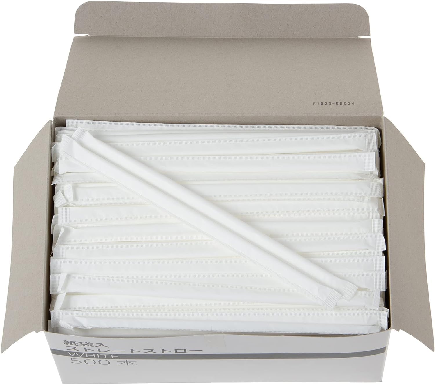 Strix Design SD-700 Paper Bag Included, Straight Straws, Set of 3, White, 7.1 x 0.1 inches (18 x 0.4 cm), Large Capacity, Individual Packaging, Hygienic, Boxed, Commercial Use, Restaurants, Cafes, Set