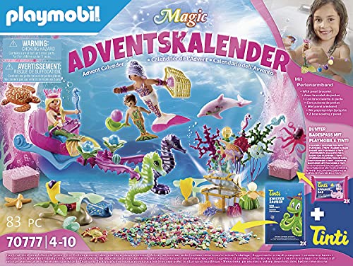 PLAYMOBIL Adventskalender 70777 Badespaß Meerjungfrauen, Ab 4 Jahren – Bild 4