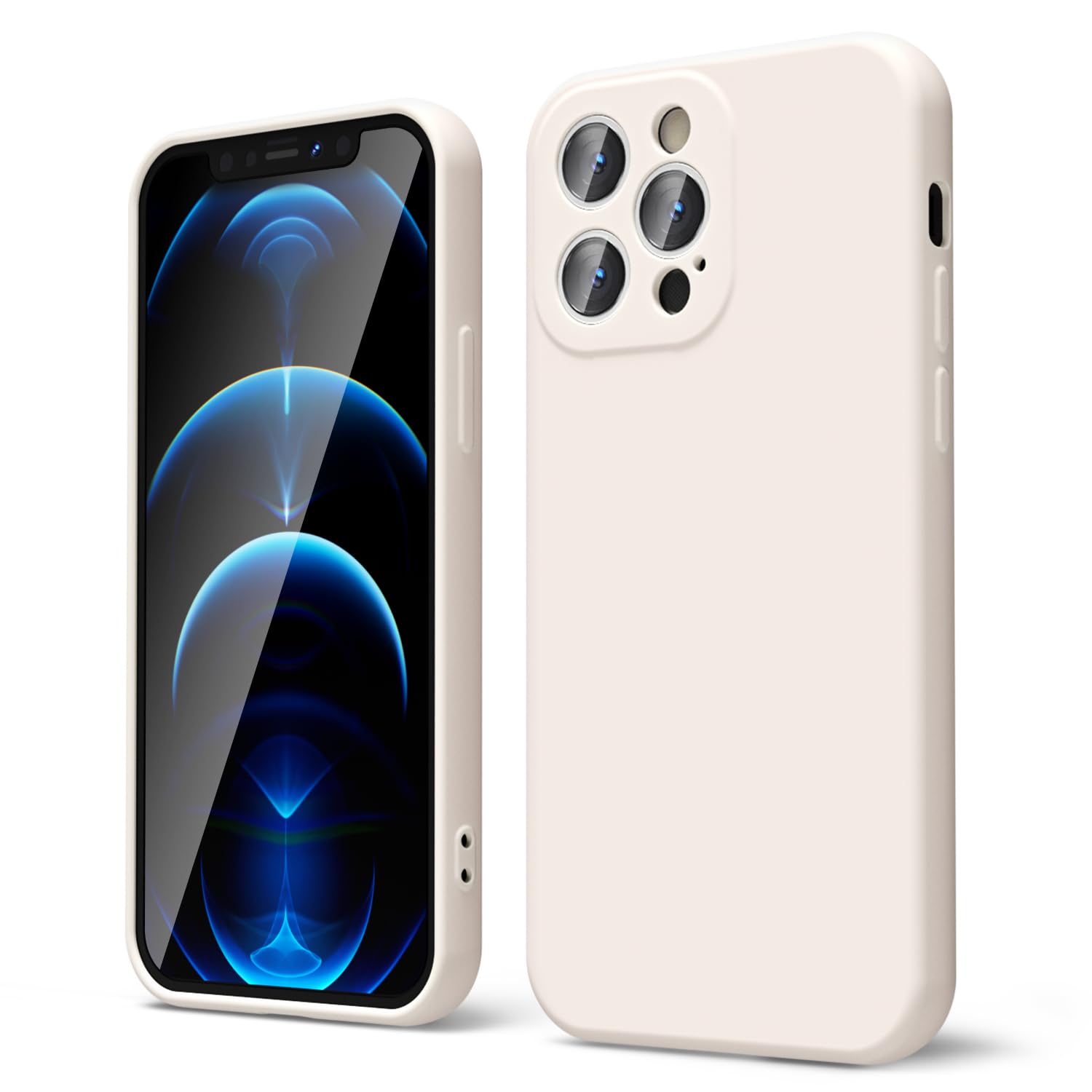 oakxco for iPhone 16 Pro Max Case Liquid Silicone, Soft Rubber Gel Elegant Aesthetic Basic Simple Cover, Cute Thin Slim TPU Matte Solid Color Plain Smooth Case for Women Girl, Light Pink — view 607