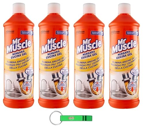 4 X Mr Muscle Niagara Cucina Gel – Libera efficacemente