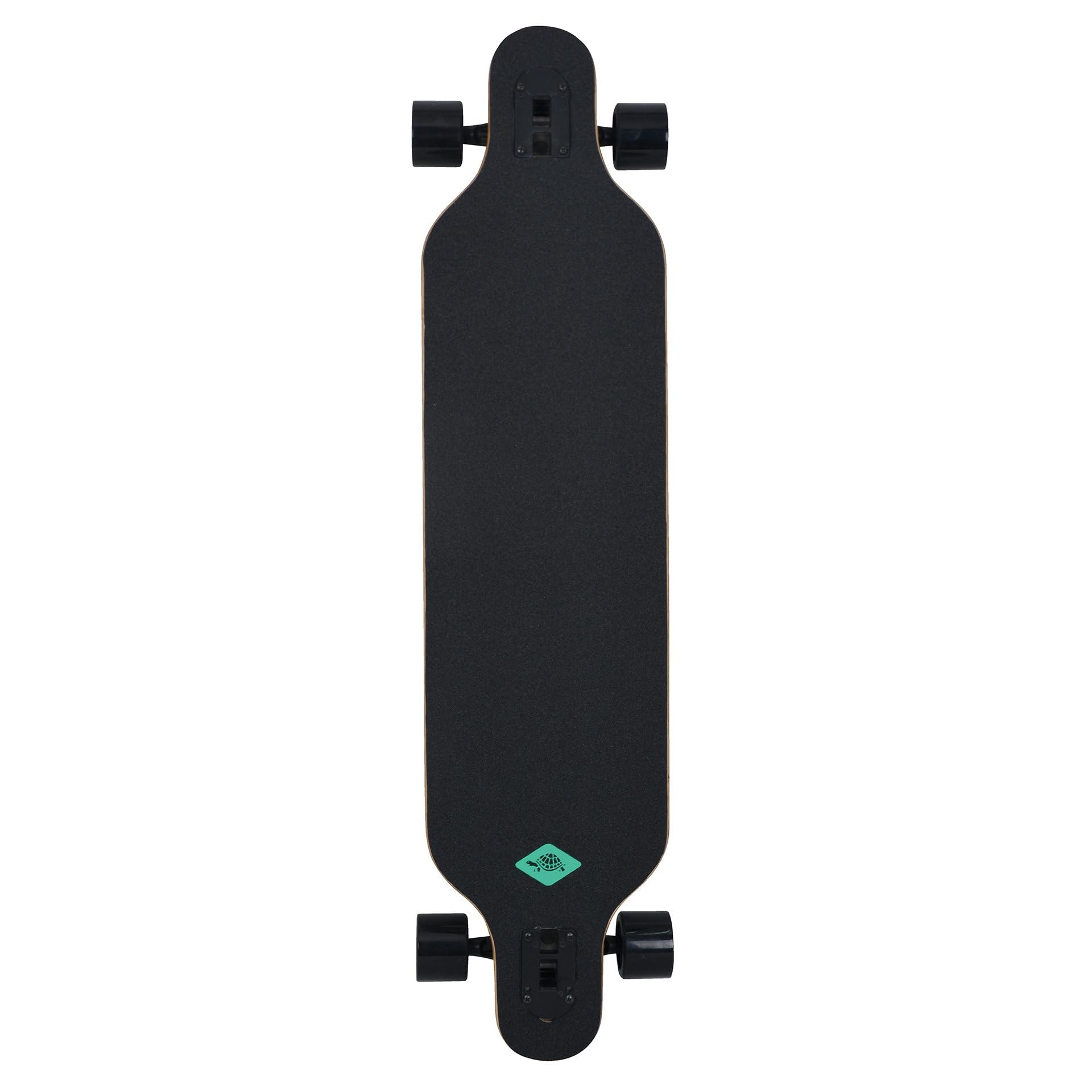 Schildkröt Longboard Freeride 41", Legno d'Acero a 9 Strati, Tavola Completa con Sospensione dell'Asse Passante, Cuscinetto a Sfere ABEC-11