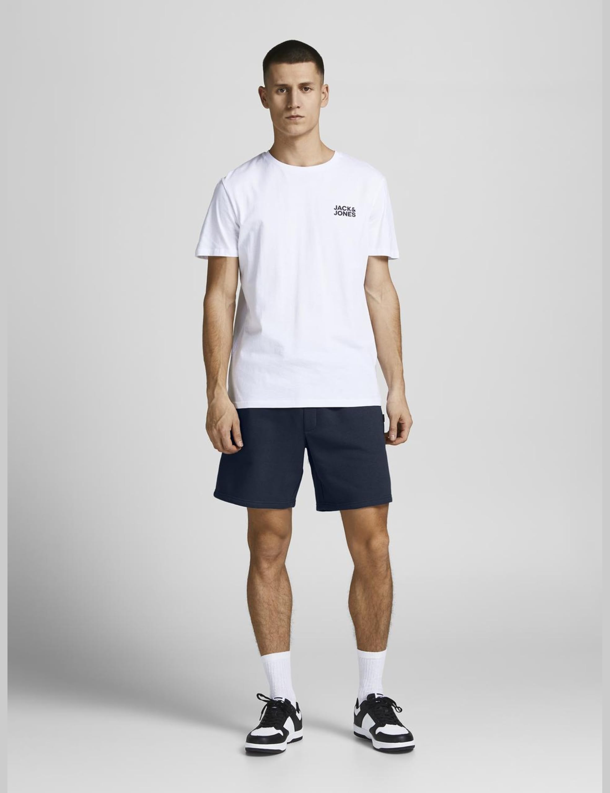 JACK & JONES Pantalones Cortos de Sudadera Bermuda Ajuste cómodo hasta la Rodilla con Bolsillos Laterales — view 2