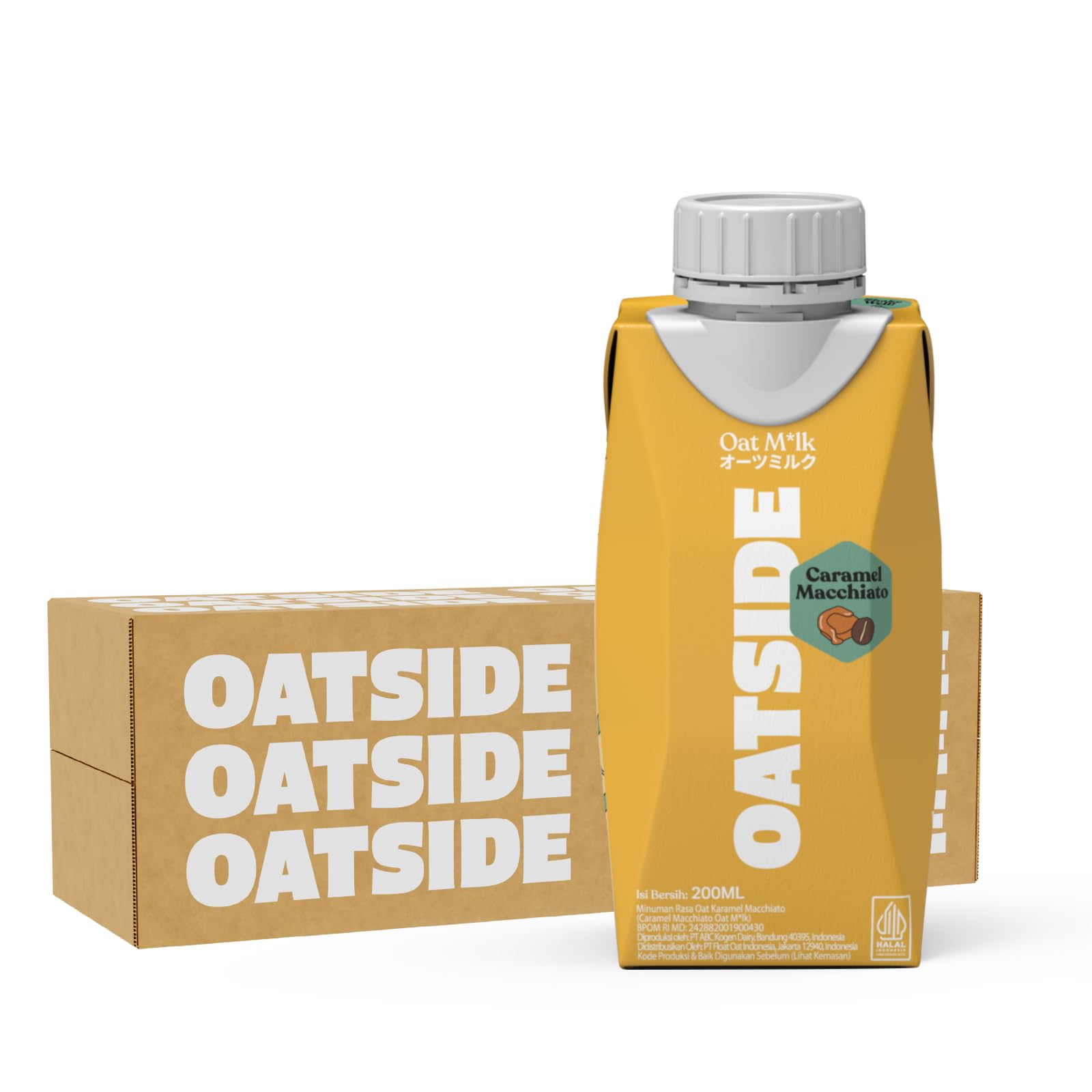 OATSIDE Caramel Macchiato Oat Milk 200ml x 24