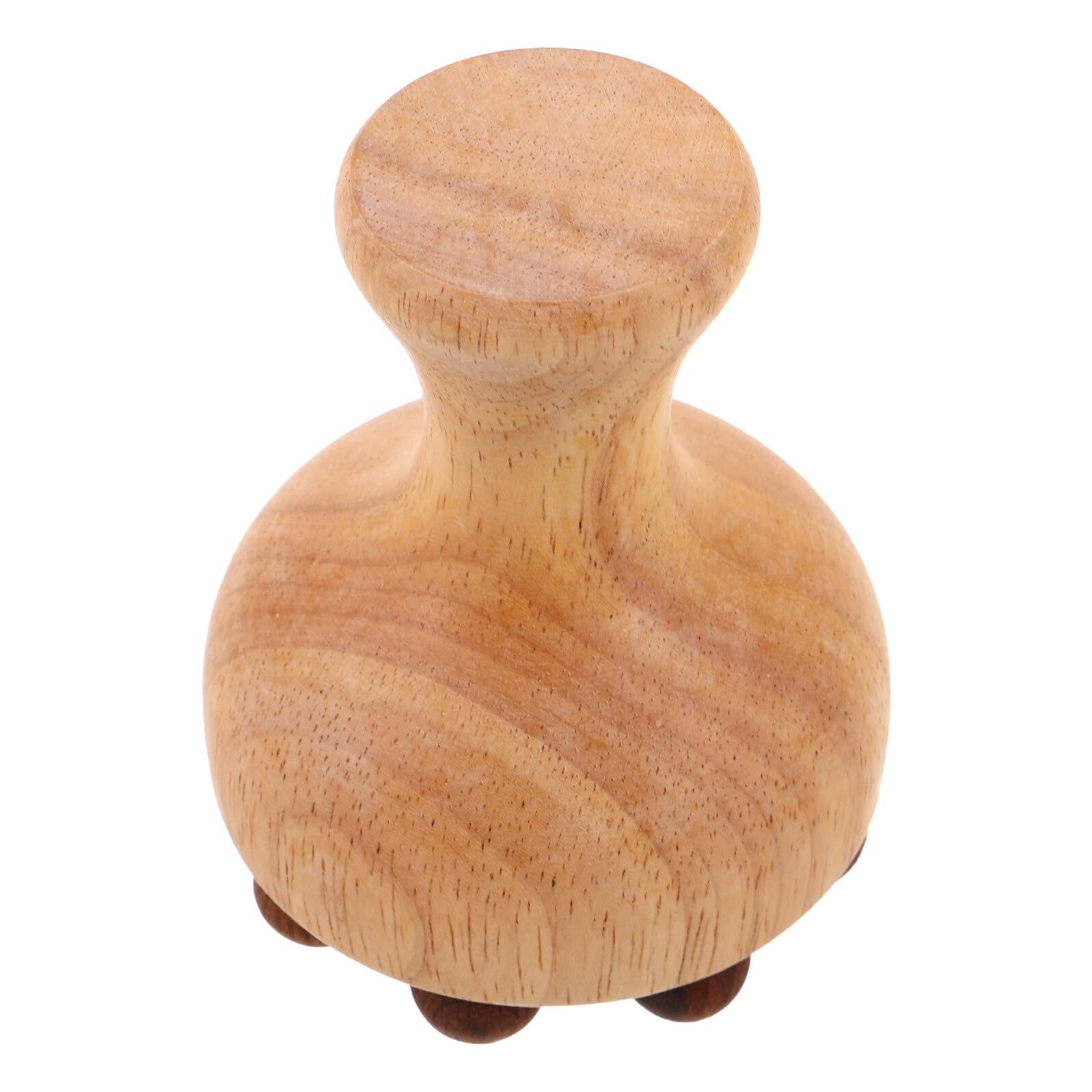Masajeador Corporal Manual de Madera Forma de Hongo Herramienta Terapéutica para Masaje Linfático Contorno y Relajación Muscular para Cuello Espalda Cabeza y Piernas Ligero y