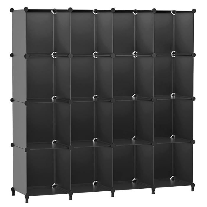 Buy FUNLAX Cube Storage Organizer, 12x12 inches 16 Cube Storage Shelves