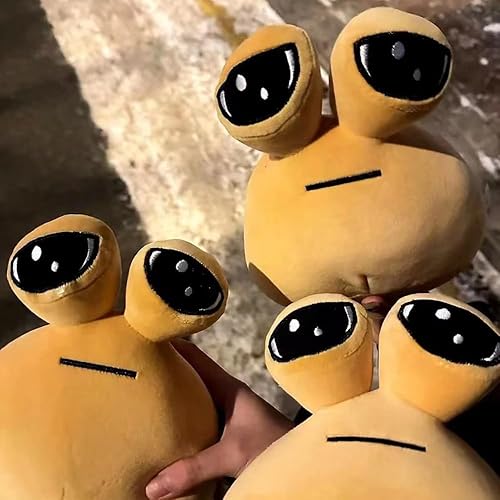 Miniatura 6 de Babylounger Pou, Pou Plush, Sad Pou, Sad Pou - Peluche de 8.6 pulgadas, juguete de peluche Alien Pou, Emotion Alien Plushie, 100% algodón, regalo