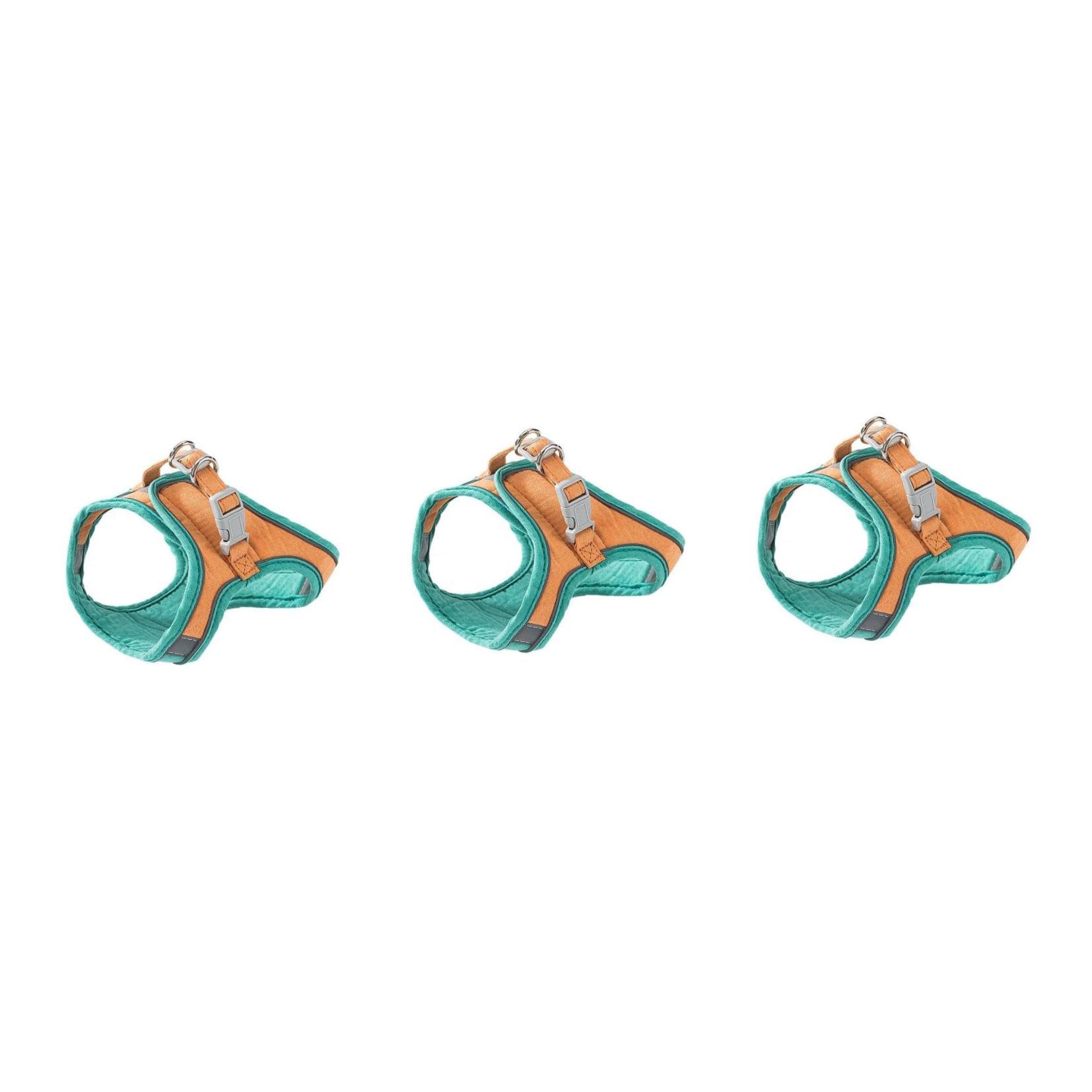INOOMP 3sets Regolabile Per Gatti Pettorina Riflettente e Tracolla Per Passeggiate Sicure Adatta Gatti Di Piccole e Medie Materiale Traspirante e Resistente Perfetta Per Attività Indoor